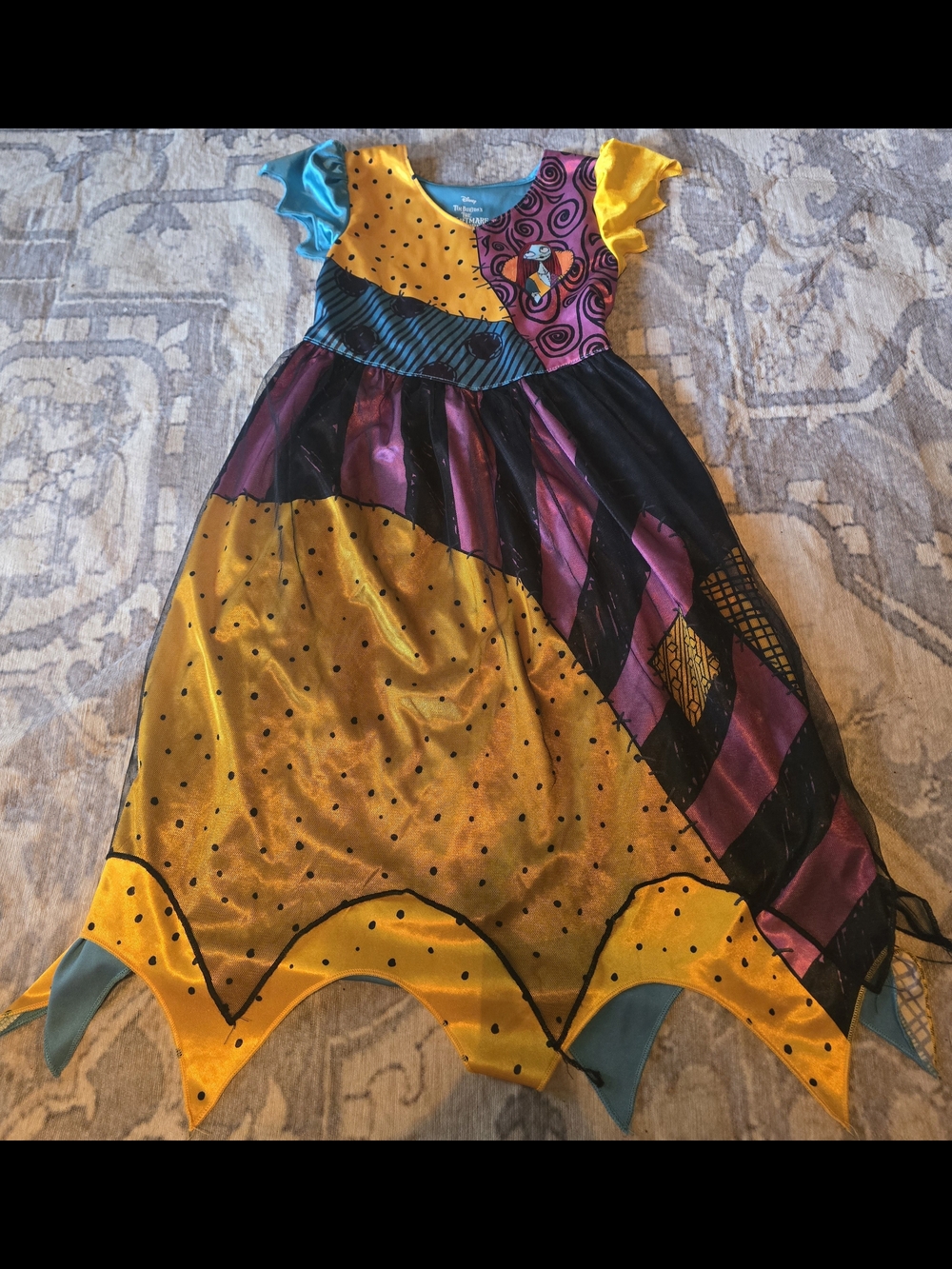 Disney Nightmare Before Christmas Sally Dress Girls Size 8